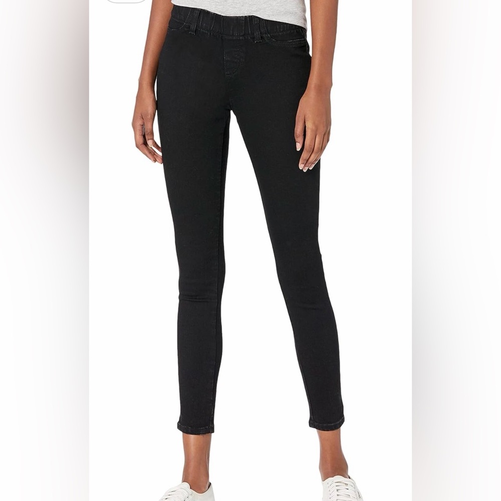Daily Ritual Black Denim Jeggings - RARE - XS - Picture 2 of 9